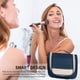 thumbnail image 5 of Bolsa de almacenamiento portátil de poliéster para mujer, bolsa de almacenamiento de gran capacidad, portátil, color azul oscuro, 5 of 5