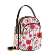 thumbnail image 7 of FORMRS Crossbody Bag for Women Quilted Travel Shoulder Cell Phone Purse with Chain Strap Handbag, Pink Floral, 7 of 7