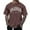 Brown, variant on Big and Tall Shirts for Men‘ s Raglan Sleeve Letter Print Short Sleeve Round Neck T Shirt Floral Fashion Trend Bottoming Shirt Mens Shirts Packs Men's T Large Mens Casual Log for Men M