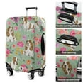 thumbnail image 5 of Basset Hound and Pioneer Flower Luggage Cover Fashion Suitcase Cover Baggage Covers Fit 25-28 Inch Luggage (Go Travel), 5 of 5