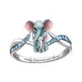 thumbnail image 4 of Anillo de bodas de Anillo de compromiso elegante con forma de para el día de San Valentín Talla 9 Yuyangstore Anillo de bodas, 4 of 8