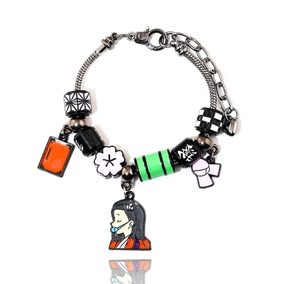 Pulsera SONGCHANGJEWELRY Nezuko Anime Charm Ajustable