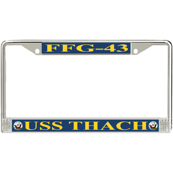 USS Thach FFG-43 License Plate Frame
