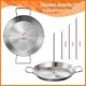 thumbnail image 2 of Brocheta para Parrilla, Brocheta Vertical de Acero Inoxidable, Soporte Vertical Brasileño para Asador con 3 Púas Extraíbles (8/10/12 Pulgadas),A, 2 of 5