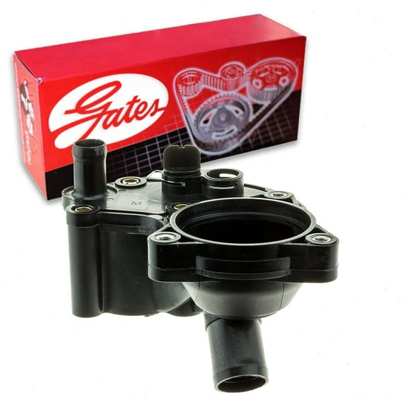 Gates Lower Housing Engine Coolant Water Outlet compatible with Ford Explorer 4.0L V6 2001-2010
