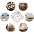 thumbnail image 3 of Picture Frame Hook, Furniture Connector Flush Mount Bracket, Wall Mounted Strong Metal Picture Hanger for Attaching Picture, Picture or Mirror (10 Pai, 3 of 5