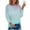 Blue Long Sleeve Round-Neck Blouses Shirts for Women, variant on Stylish Womens Loose Thin Sweatshirts Boat Neck Shirts Thermal Comfy Loose Fit Casual Tunic Blouse Workout 3/4 Sleeve Womens Tops Gradient Tie Dye Print Tees Clothing Red 10