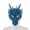 Blue, variant on Cosplay Mask Dragon's Head Mask Half Face Mask for Festival Party Halloween (Purple)