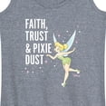 thumbnail image 3 of Tinker Bell - Faith Trust Pixie Dust - Ladies Racerback Tank, 3 of 5