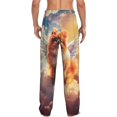 thumbnail image 7 of Salouo Cute Cloud Pomeranian Print Pajama Pants for Men, Lounge Pants Elastic Waistband Casual Men's sleepwear Loungewear Sleep Pajama Pant -Small, 7 of 7