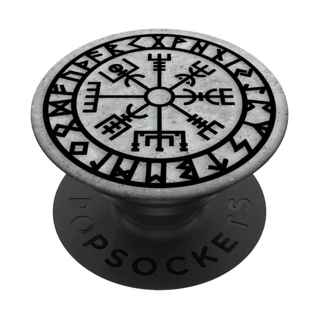 Adhesivo PopSockets PopGrip, símbolo Vegvisir de vikingos y celtas