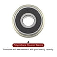 thumbnail image 4 of Uxcell PU Pulley Roller Bearing 8x24x7mm Polyurethane Coated Guide Wheel for Industrial, Green, 4 of 5