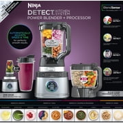 Ninja Detect Kitchen System 72-Oz Blender, 3 Speeds, Blend, Crush, Chop, Smoothies, BlendSense Technology, 1700PW, TB400 Silver