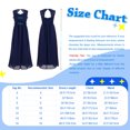 thumbnail image 6 of CHICTRY Big Girls Chiffon Lace Wedding Party Bridesmaid Ball Gown Juniors Maxi Dress,Sizes 4-16, 6 of 6