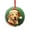 Pattern-1, variant on Simplistic Cartoon Countryside Xmas Ornament Appreciation Gift for Xmas Friend Bestie Nurse Teacher Mentor Boss Coworker Hello Winter Holiday Round Shaped Glass Ornament