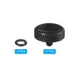 thumbnail image 3 of Uxcell Shutter Release Button Soft Shutter Release Button Copper Camera Shutter Button Carved, Black 2 Pack, 3 of 6