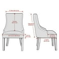 thumbnail image 2 of Silver Fox Velvet Cloth Elastic Home Hotel Dining Chair Small Armchair Cover, 2 of 5