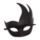 thumbnail image 5 of Máscara de media cara para cosplay, novedad, máscara de Halloween con curva de llama, máscara para ojos estilo A, 5 of 9