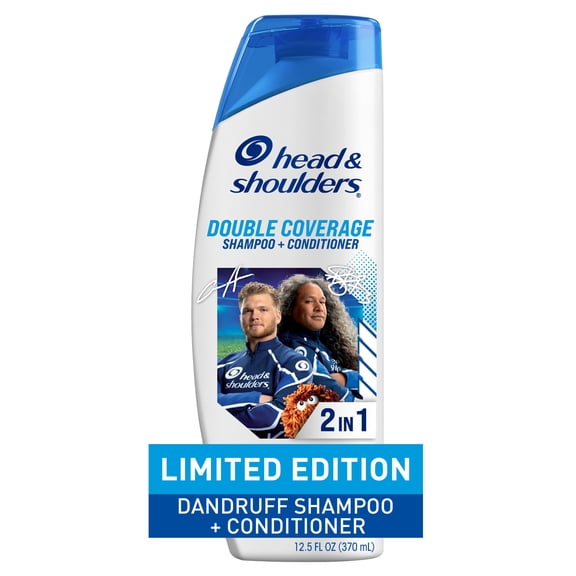 Head & Shoulders Double Coverage 2in1 Dandruff Shampoo & Conditioner 12.5oz, Limited Edition