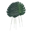 thumbnail image 4 of 204 Piezas 8 Tipos de Decoraciones para Fiestas Tropicales Hojas de Monstera de , Hojas de Palma Artificiales con Tallo de Imitación, 4 of 5