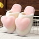 thumbnail image 5 of Likrtyny Unisex con forma corazón esponjosas antideslizantes suaves para parejas para interiores (rosa 40-41), 5 of 9