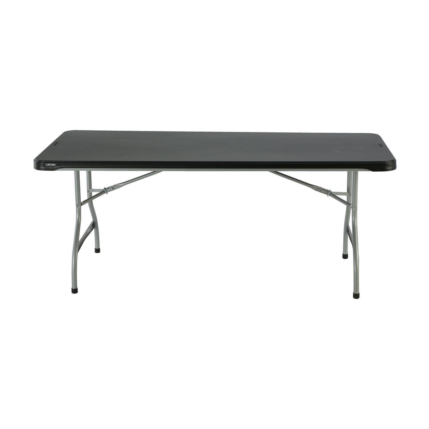 LIFETIME - Table pliable commerciale premium de 6 pieds, couleur granit Noir