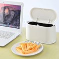 thumbnail image 3 of Mini Desktop Wastebasket With Lid, S Countertop Trash Can, Tiny Garba Bin, 3 of 5