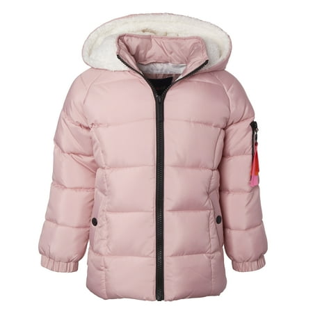 Limited Too Toddler Girl Sherpa Fleece Lined Winter Jacket