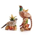 thumbnail image 1 of Fitz and Floyd Figurine en Céramique Faisan de Récolte d'Automne, Ensemble de 2, 10.5 et 6.25 Pouces de Hauteur, 1 of 5
