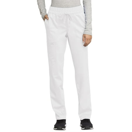 

Cherokee Workwear Revolution Women s Scrubs Pant Mid Rise Tapered Leg Drawstring WW105