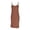 *Khaki, variant on VBVC Women's Adjustable Spaghetti Strap Slip Dress , Ladies' Soft Stretchy Sleeveless Midi Dress , Casual Layering Lounge Dress For Women,Beige,S-2XL