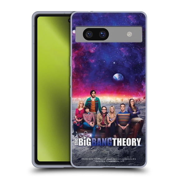 Head Case Designs Officially Licensed The Big Bang Theory Key Art Season 11 A Soft Gel Case Compatible with Google Pixel 7a