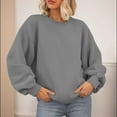 thumbnail image 6 of Wensltd Fall Fashion Sweatshirt for Women Casual Crewneck Tops Fall Fashion Clothes Trendy Outfits, 6 of 8