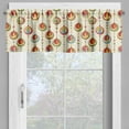 thumbnail image 2 of Ambesonne Christmas Window Valance, Balls Deer Santa Elf, 54" X 18", Multicolor, 2 of 5