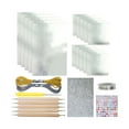 thumbnail image 1 of Kit de láminas de aluminio para manualidades, papel de aluminio para repujado, multiusos, resistente, para manualidades, repujado y metal, 0,07 mm de Argén, 1 of 7