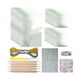 thumbnail image 1 of Kit de láminas de aluminio para manualidades, papel de aluminio para repujado, multiusos, resistente, para manualidades, repujado y metal, 0,07 mm de Argén, 1 of 7