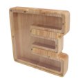thumbnail image 1 of Boîte à Ombre en Bois, Boîte de Rangement en Forme de E Fixation à Vis Multifonction pour l'Épargne des Pièces, 1 of 8