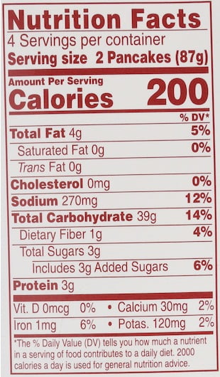 Vans Natural Foods Totally Natural Gluten Free Pancake, 12.4 Ounce -- 12 per case