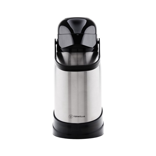 Termo de 1.2 Litro Linea R-Evolution, en Acero Inoxidable y bomba de fluido, Marca Termolar, bebidas frias y calientes TERMOLAR R-Evolution 56581