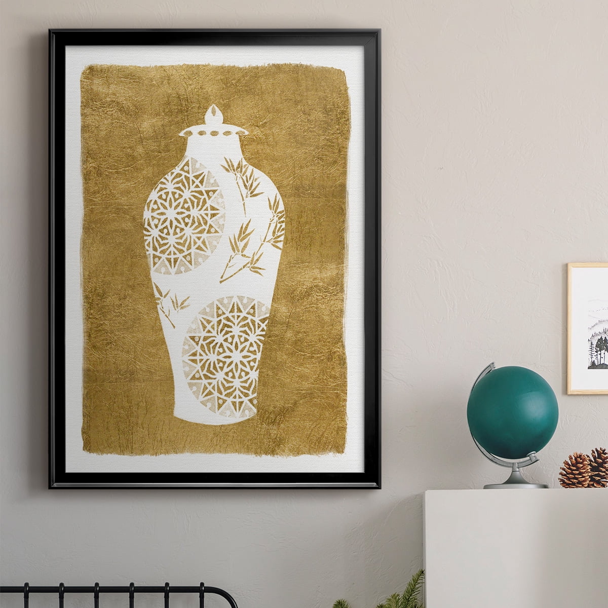 Golden Urn II Premium Classic Framed Print - Ready to Hang