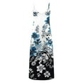 thumbnail image 5 of Cagogo Womens Summer Maxi Long Cami Dress Plus Size Sleeveless Spaghetti Strap V Neck Graduation Dresses Floral Swing Flowy Trendy Outfits Vestidos de Verano para Mujer, 5 of 5