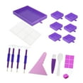 thumbnail image 2 of Kits de Bandejas para Pinturas de Diamantes 5D Sunnimix Color Morado, 2 of 7