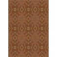 thumbnail image 1 of Ahgly Company Indoor Rectangle Patterned Orange Novelty Area Rugs, 3' x 5', 1 of 6
