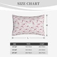 thumbnail image 4 of Fuzoiu Cute Bow Tie Print Fuzzy Pillowcases, Super Soft Pillow Case Cover with Zipper for Bedroom, Sofa, Couch,Cozy Pillow Shams for All Seasons-20"x30", 4 of 6