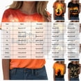 thumbnail image 4 of TOWED22 Halloween Shirts for Women Magical Halloween Shirt Cute Ghost Graphic Tees Spooky Season Casual Short Sleeve Fall Tops(Dark Gray,3XL), 4 of 9