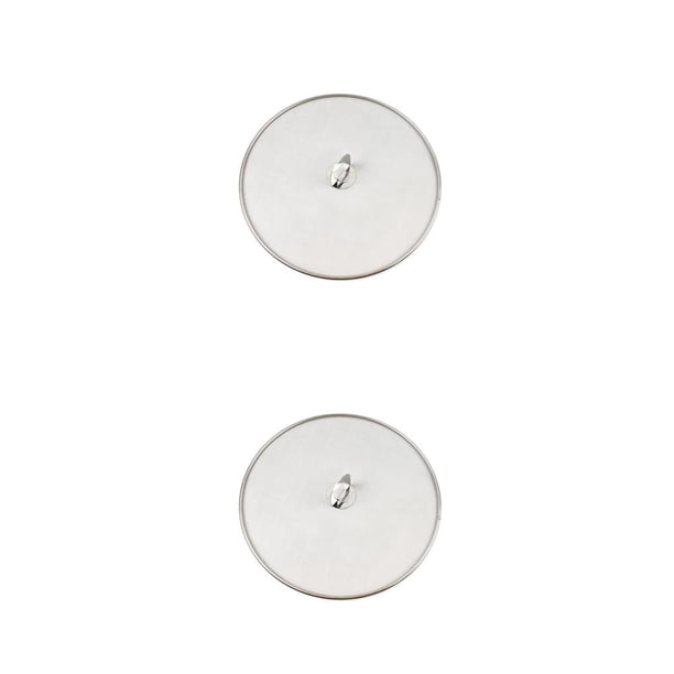 Cateissary Rejilla antisalpicaduras de grasa Tapa de la sartén Sartén de acero inoxidable Topes de malla fina Protector de aceite de la estufa Tapa de la Type1 NO1 Cateissary CBP100877