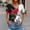 Black, variant on VgaVtl Womens Shirts Short Sleeve V-Neck Women Blouse Floral Casual Button Fancy Holiday Slim Tops,Black S