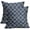 Dark Blue Cream, variant on Dark Blue Floral Block Print Pillow Covers 20x20 Inch Set of 2, Vintage Flower Pattern Decorative Throw Pillowcases Outdoor Farmhouse Cushion Covers Spring Summer Rustic Sofa Couch Bed Decor