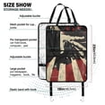 thumbnail image 3 of Car Seat Back Protector,Waterproof & Stain Resistant Kick Mats with Tablet Holder & Organizer Pockets,Easy-Clean Nylon Back Seat Protector The Flag, 3 of 7
