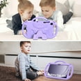 thumbnail image 7 of BMOUO Kids Case for Samsung Galaxy Tab A11+ Plus 11" 2026 / A9+ Plus 11 Inch 2023, with Strap, Shockproof Lightweight Handle Stand with Lanyard For Kids , Light Purple, 7 of 7
